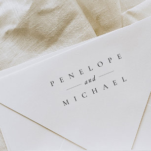 エレガント結婚タイポグラフィ ラバースタンプ