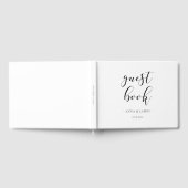 エレガント結婚デザイン ゲストブック (全面)