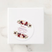 エレガント結婚パーソナライズされたフローラ フェイバータグ (インサイチュ)