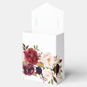 エレガント結婚パーソナライズされたフローラ フェイバーボックス (オープン)