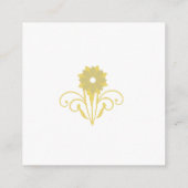 エレガント結婚ビクトリアンさん エンクロージャーカード (裏面)