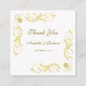 エレガント結婚ビクトリアンさん エンクロージャーカード (正面)