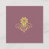 エレガント結婚ビクトリアンさん エンクロージャーカード (裏面)