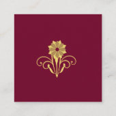 エレガント結婚ビクトリアンさん エンクロージャーカード (裏面)