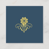 エレガント結婚ビクトリアンさん エンクロージャーカード (裏面)