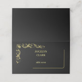 エレガント結婚ビクトリアン座席表 プレイスカード (外部開封)