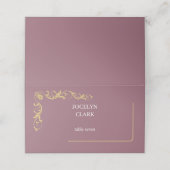 エレガント結婚ビクトリアン座席表 プレイスカード (外部開封)