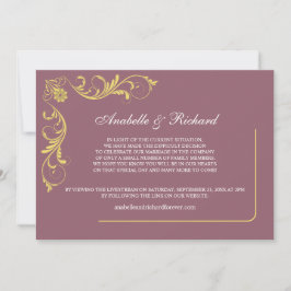 エレガント結婚ビクトリアン発表 セーブザデート