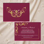 エレガント結婚ビクトリアン発表 セーブザデート