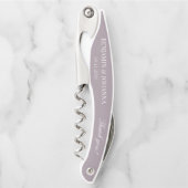 エレガント結婚フランスの薄紫の感謝 ソムリエナイフ (正面)