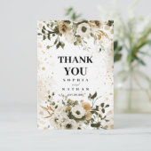 エレガント結婚フローラサンキューカード サンキューカード (スタンド正面)