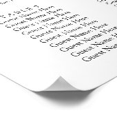 エレガント結婚フローラ ポスター (角)