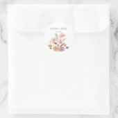 エレガント結婚フローラ ラウンドシール (バッグ)