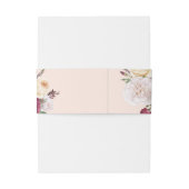 エレガント結婚フローラ 招待状ベリーバンド (裏面例)