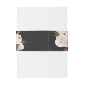 エレガント結婚フローラ 招待状ベリーバンド (裏面例)