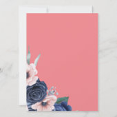 エレガント結婚フローラ 招待状 (裏面)