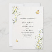 エレガント結婚フローラ 招待状 (裏面)