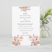 エレガント結婚フローラ 招待状 (スタンド正面)