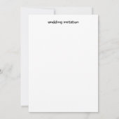 エレガント結婚フローラ 招待状 (裏面)