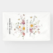 エレガント結婚フローラ 横断幕 (横)