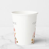 エレガント結婚フローラ 紙コップ (右)