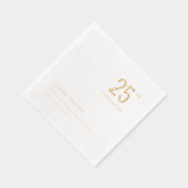 エレガント結婚ミニマル紀要 箔ナプキン (右)