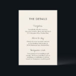 エレガント結婚モダンアイボリー エンクロージャーカード<br><div class="desc">のエンクローモダン結婚ルカードは、手書きスクリプシンプルトでヘッダを含むミニマルデザインとヘッダを備えコンテンポラリーている。背中にあなたのモノグラムがある。カラーパレットはクリームで、デザイン編集ツールで変更できる。このコンテンポラリーデザインは、の任意のスタイルに適し結婚ている。</div>