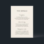 エレガント結婚モダンアイボリー エンクロージャーカード<br><div class="desc">のエンクローモダン結婚ルカードは、手書きスクリプシンプルトでヘッダを含むミニマルデザインとヘッダを備えコンテンポラリーている。背中にあなたのモノグラムがある。カラーパレットはクリームで、デザイン編集ツールで変更できる。このコンテンポラリーデザインは、の任意のスタイルに適し結婚ている。</div>