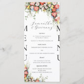 エレガント結婚モダンフローラ メニュー (正面)