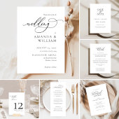 エレガント結婚モダン座の表 ポスター