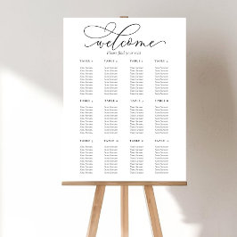 エレガント結婚モダン座の表 ポスター