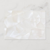 エレガント結婚モダン詳細 エンクロージャーカード (裏面)