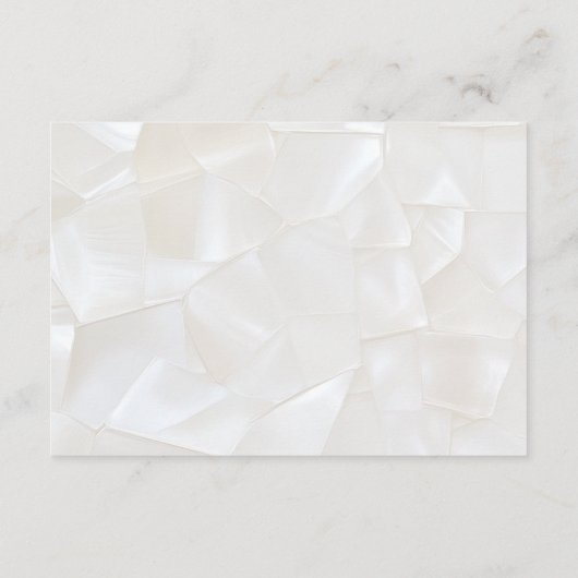 エレガント結婚モダン詳細 エンクロージャーカード (裏面)