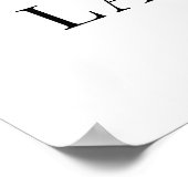 エレガント結婚モダンWelcome's Sign - Foam Board ポスター (角)