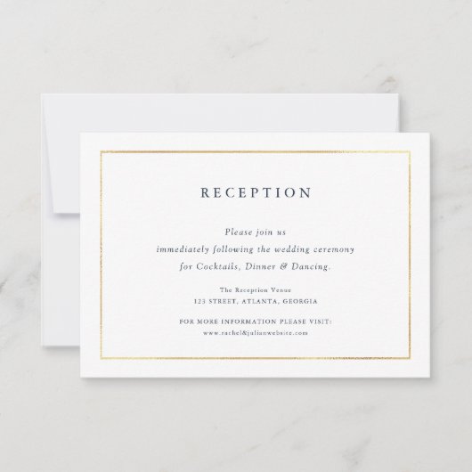 エレガント結婚披露航海の券 出欠カード (正面)