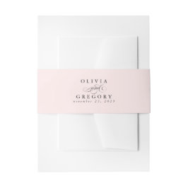 エレガント結婚書モダンの 招待状ベリーバンド