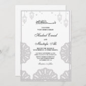 エレガント結婚派 招待状 (正面/裏面)