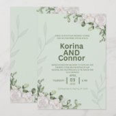 エレガント結婚病 招待状 (正面/裏面)