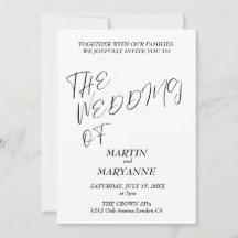 エレガント結婚白黒