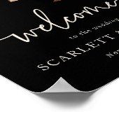 エレガント結婚紅葉 ポスター (角)