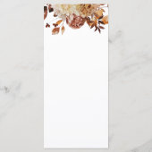 エレガント結婚紅葉 メニュー (裏面)