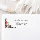 エレガント結婚素朴フローラ ラベル (インサイチュ)