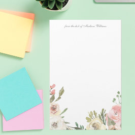 エレガント結婚縁どパーソナライズされたS 便箋