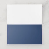 エレガント結婚航海の海軍 プレイスカード (内部開封)