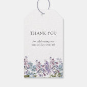 エレガント結婚薄紫 ギフトタグ (裏面)