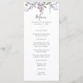 エレガント結婚薄紫 メニュー (正面)