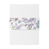 エレガント結婚薄紫 招待状ベリーバンド (裏面例)