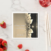 エレガント結婚金ゴールド スタンダードカクテルナプキン (インサイチュ)