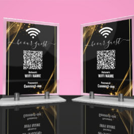 エレガント結婚金ゴールド |名刺 テーブルナンバー