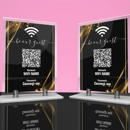 エレガント結婚金ゴールド |名刺 テーブルナンバー